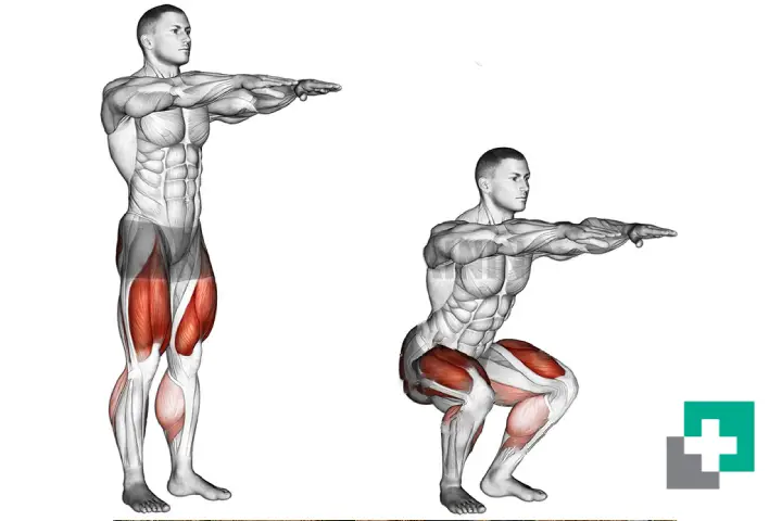 اسکات با وزن بدن