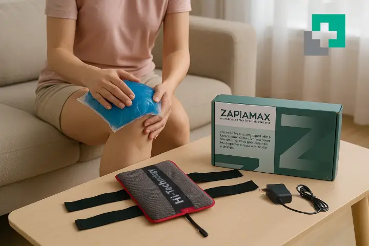 زانوبند زاپیامکس در کنار تغذیه