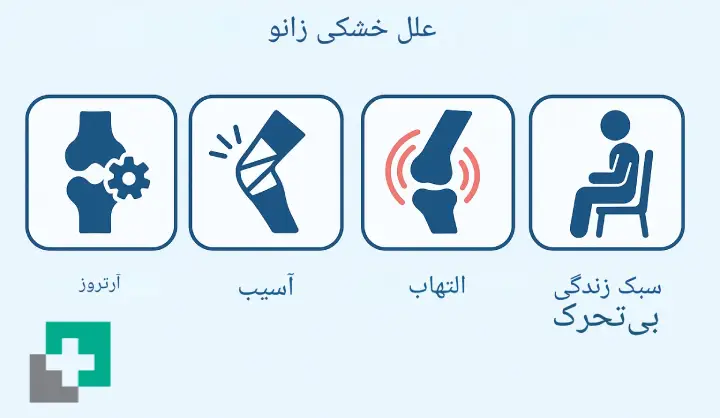 علت خشکی زانو