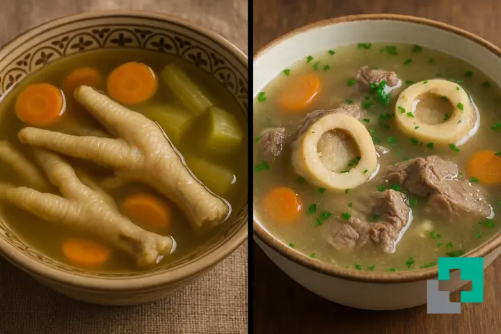 مقایسه پای مرغ و قلم گاو برای زانو درد