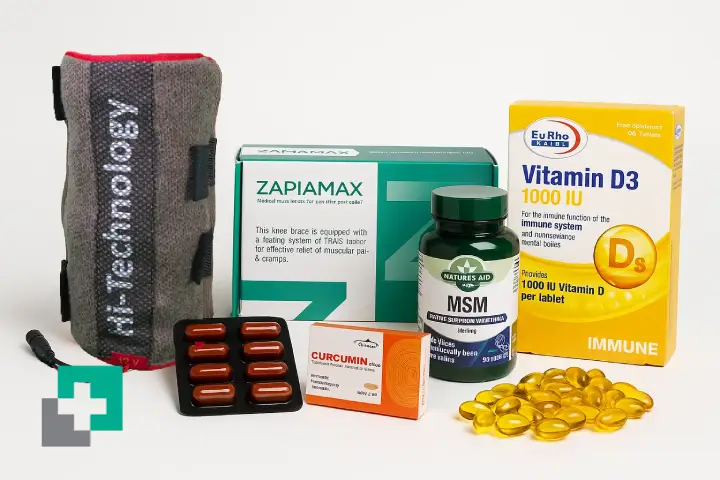 ترکیب زاپیامکس با مکمل های تقویت زانو