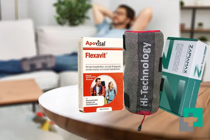 زانوبند زاپیامکس و قرص فلکساویت