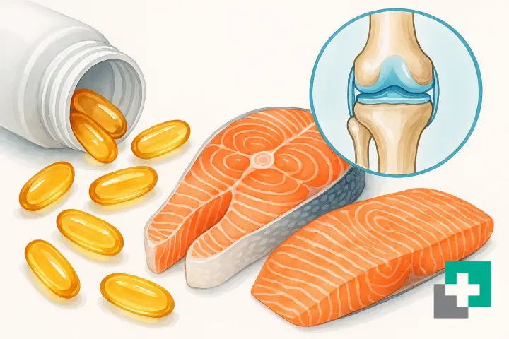 قرص روغن ماهی برای تقویت زانو