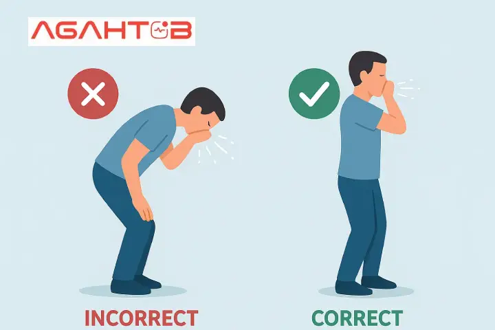 نحوه صحیح عطسه